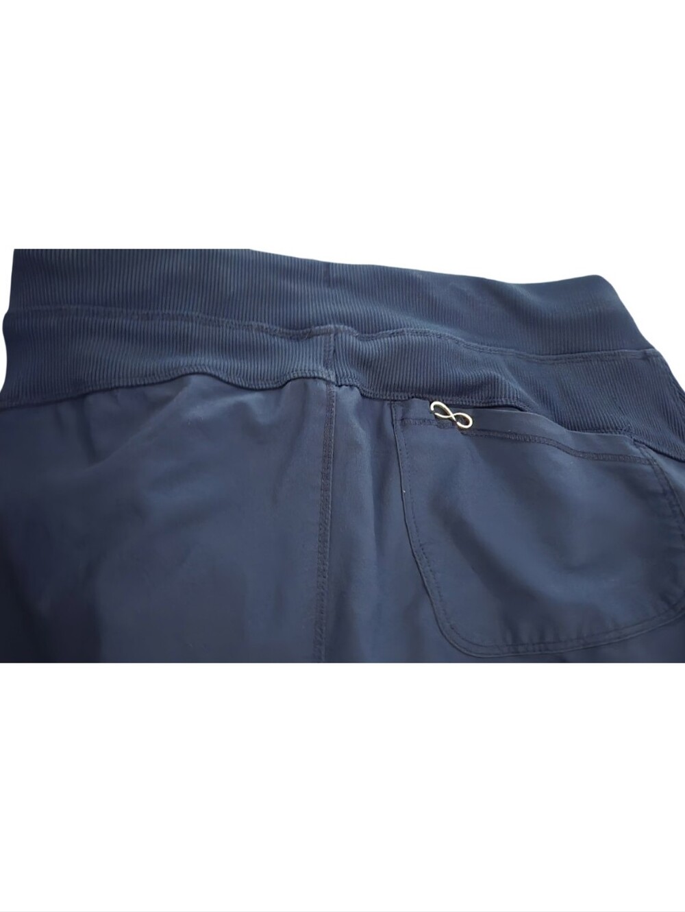 Calla Women's Scrubs Navy Cargo Track Joggers with Drawcord Legs & Waist Size S - Picture 9 of 10